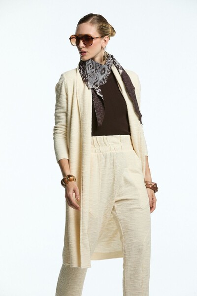 Foto Cardigan Malha Textura