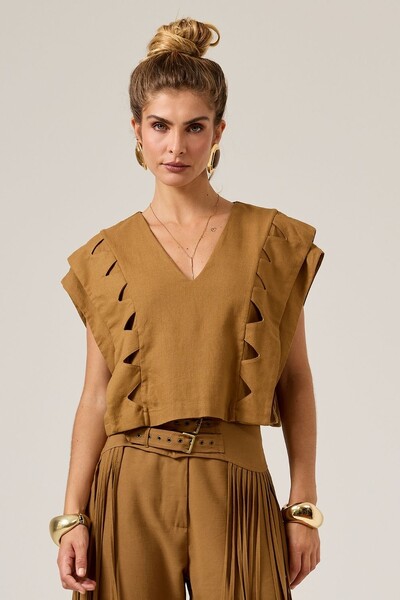 Foto Blusa Triangulo Vazado