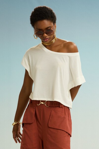 Foto Tee Cropped