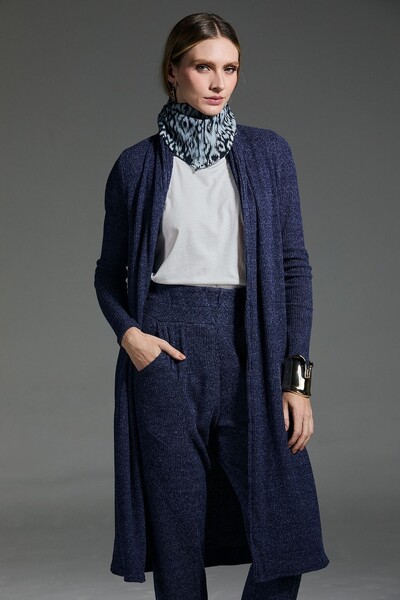 Foto Cardigan Malha Cotele