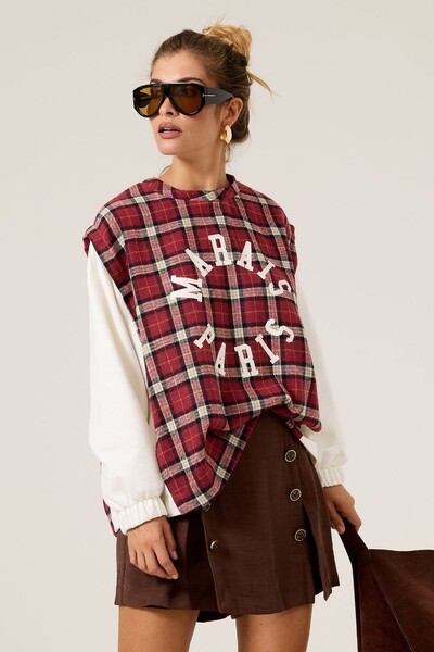 Foto Blusa Moletom C Xadrez