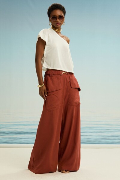 FotoCalça Linho Pantalona