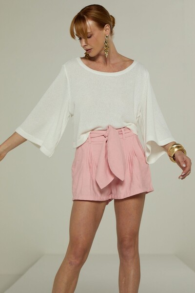 FotoBlusa Malha Canoa