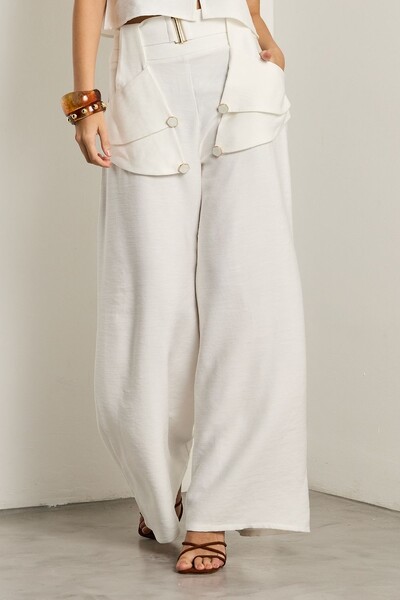 Foto Calça Pala Botões