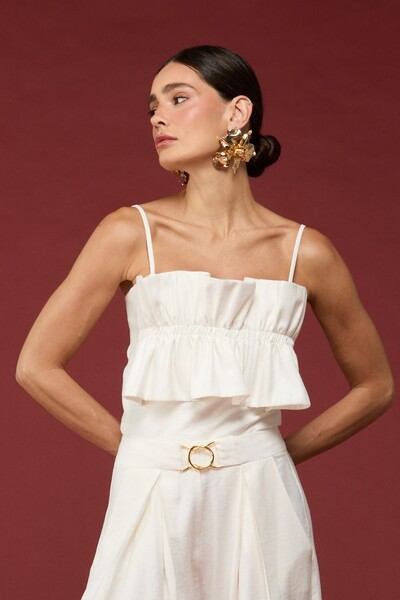 Foto Blusa Franzido Sobreposto