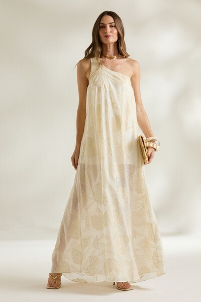 Foto Vestido Ombro Bordado