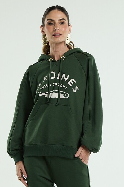 Foto Moletom Estampado Sardines