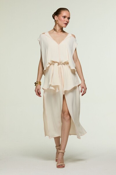 Foto Vestido Vies Camadas