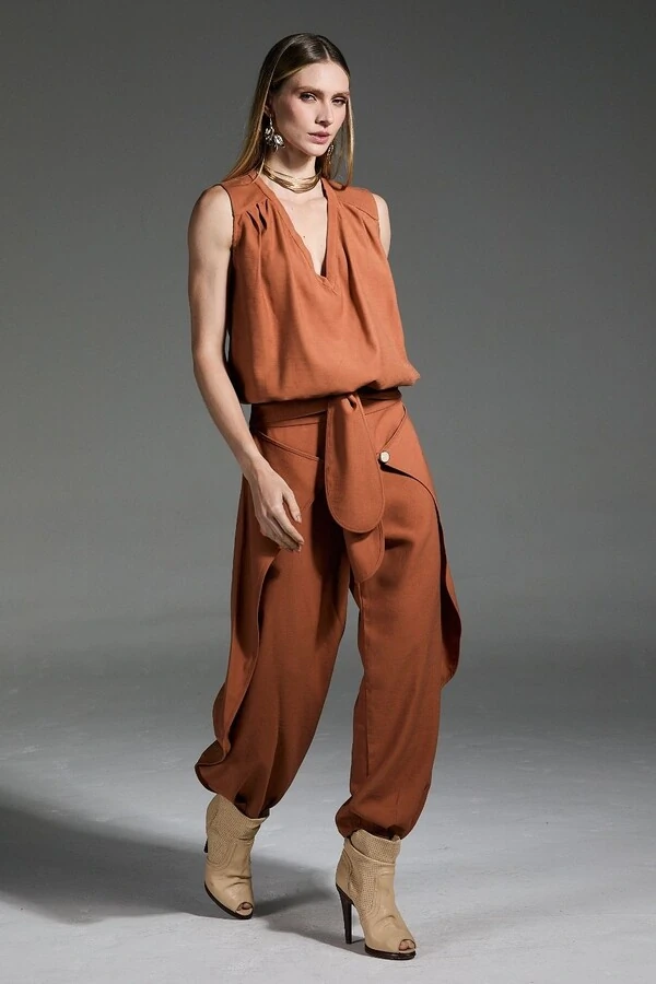 Blusa Dijon Decote V