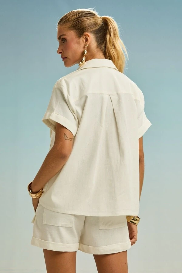 Camisa Palas Origami