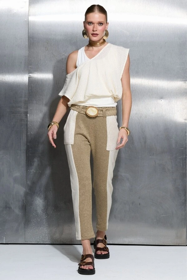 Calça Bicolor Cashmere