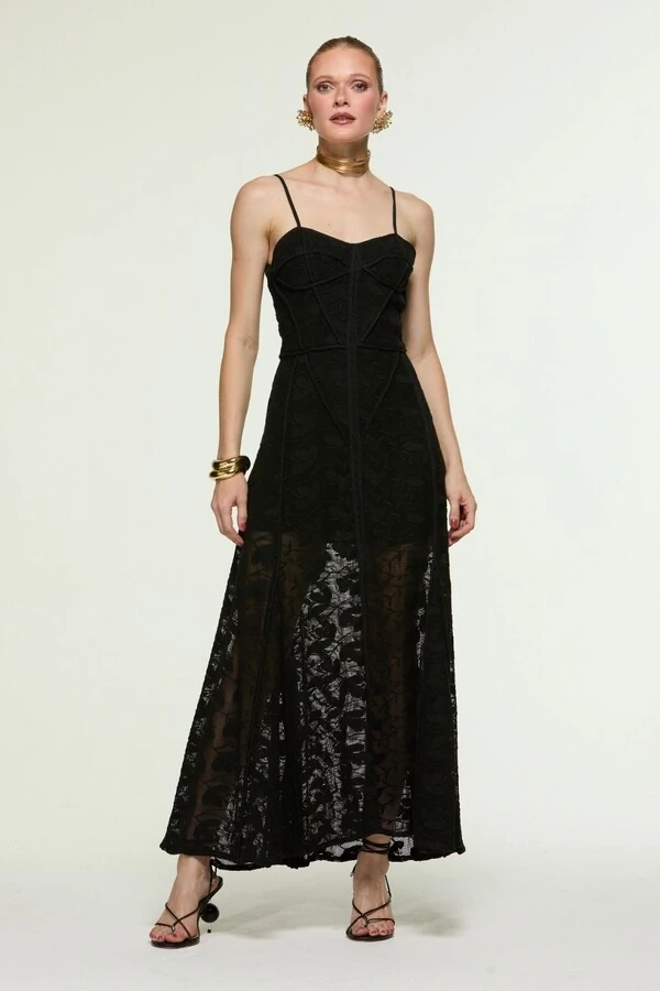 Vestido Renda Corset