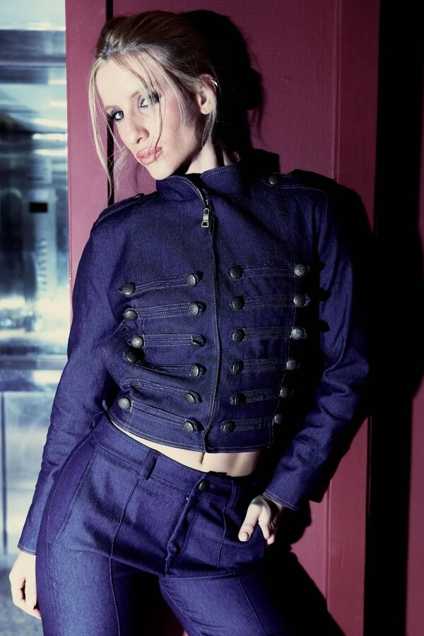 Jaqueta Denim Martingale
