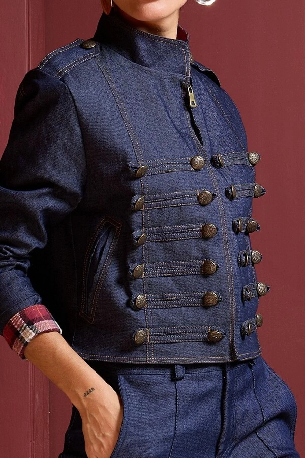 Jaqueta Denim Martingale