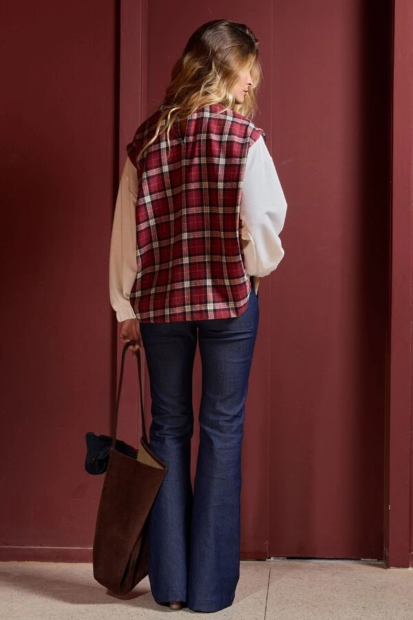 Blusa Moletom C Xadrez