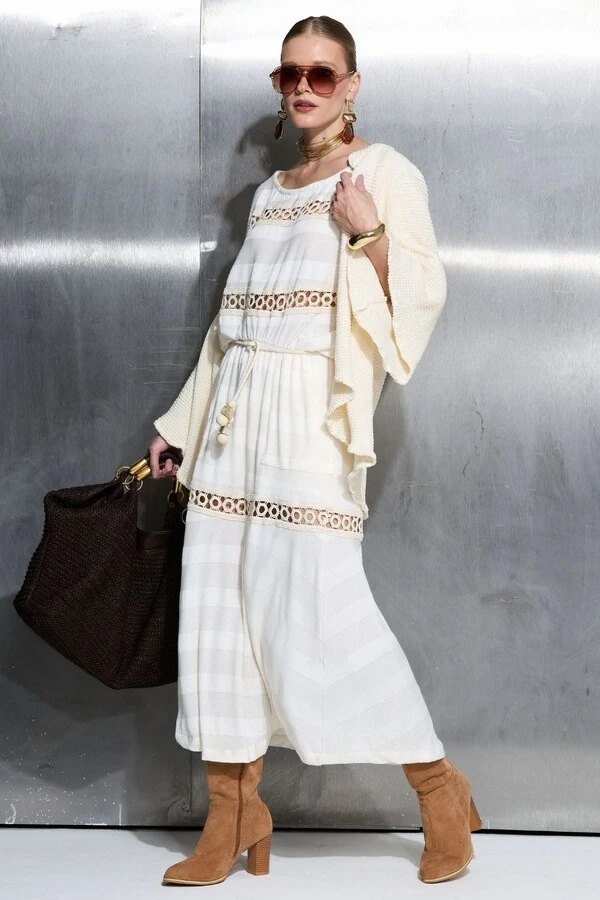 Vestido Tricot Jacquard