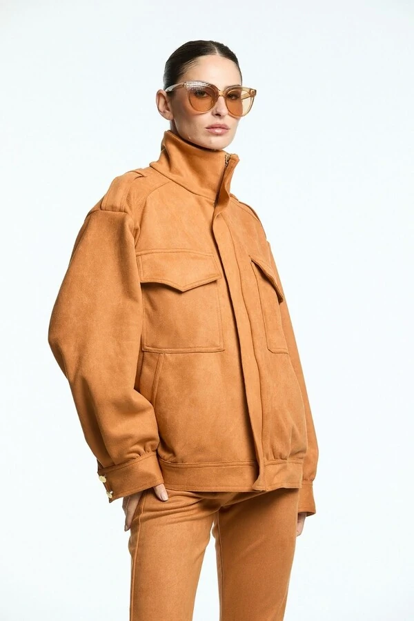 Jaqueta Oversize Camurça