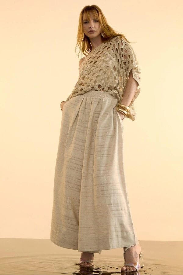 Blusa Tricot Vazada