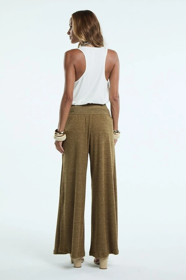 Calça Malha Cotele Elástico