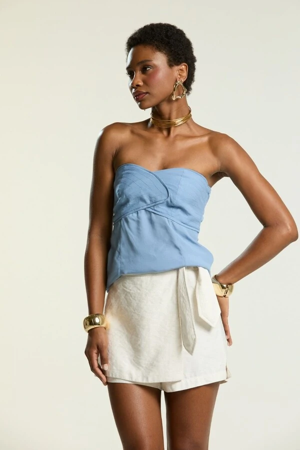 Blusa Busto Pesponto