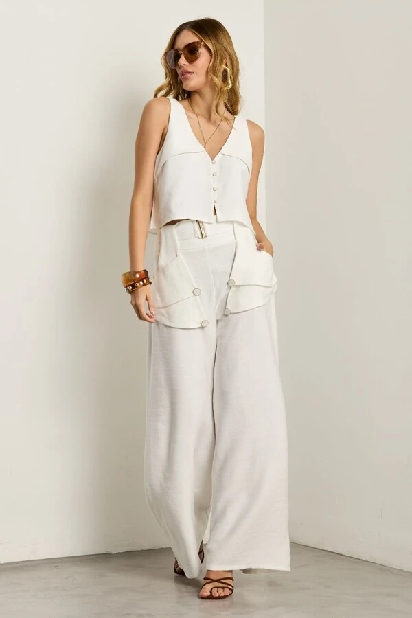 Blusa Frente Botões