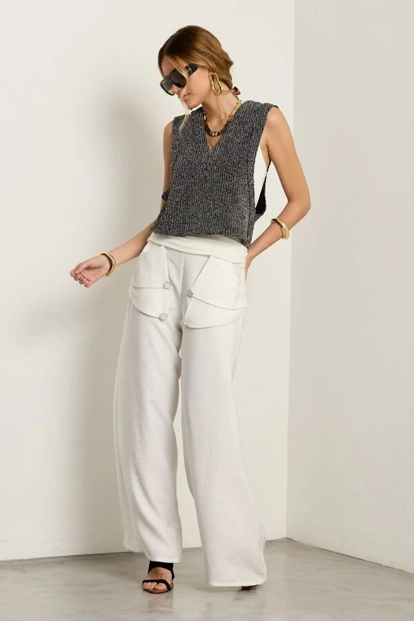 Blusa Dupla Tweed