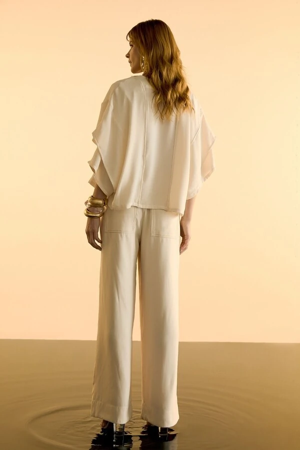 Blusa Fluida Linen