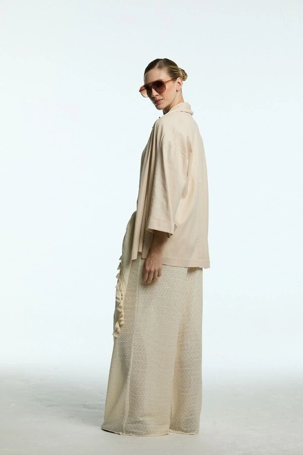 Cardigan Malha Textura