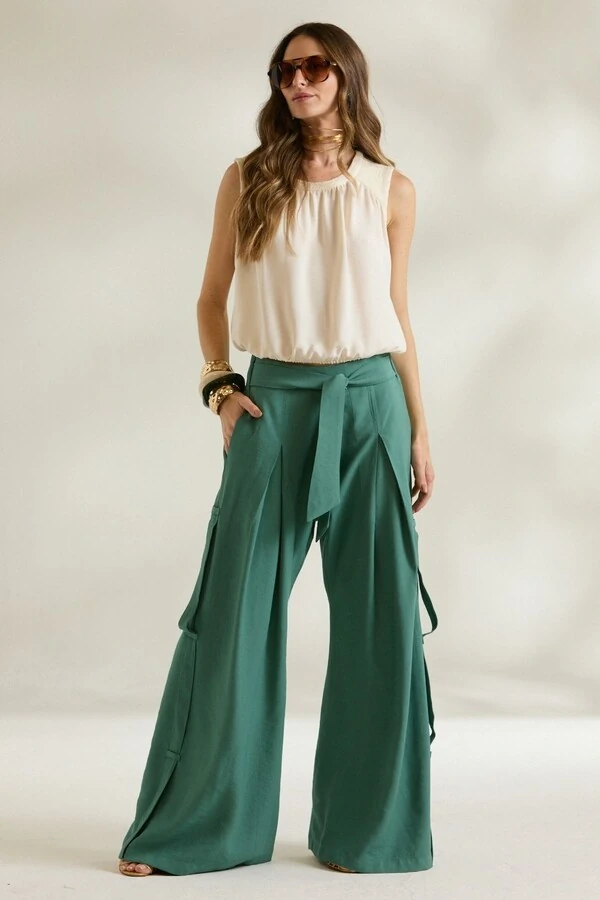 Blusa Ombro Boucle