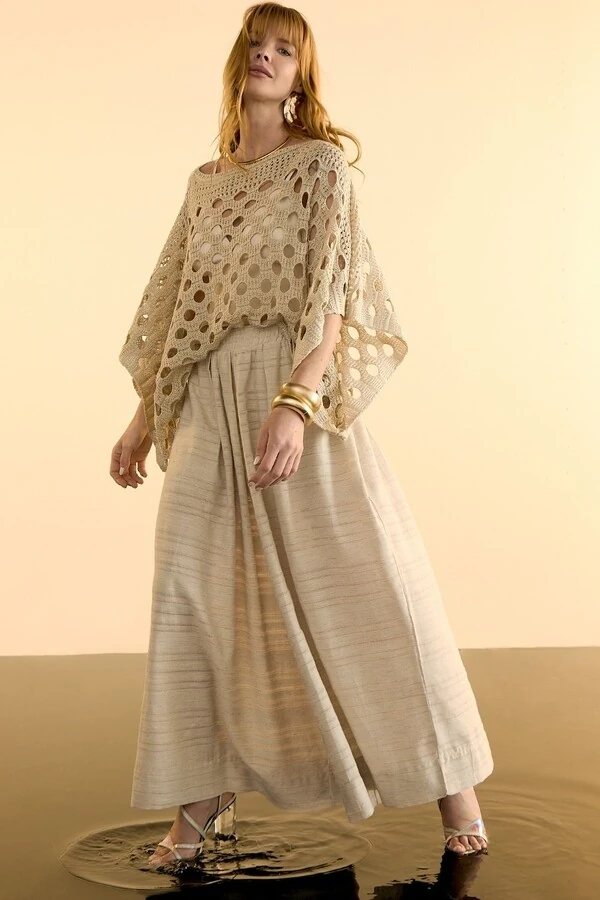 Blusa Tricot Vazada