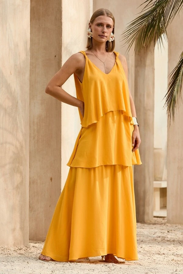 Vestido Camadas Marrocaine