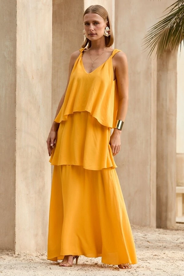Vestido Camadas Marrocaine