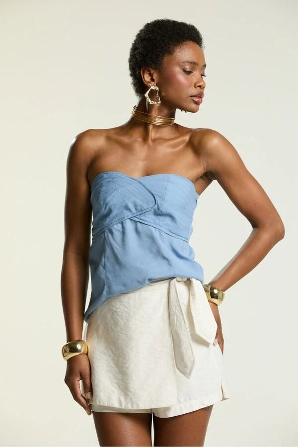 Blusa Busto Pesponto