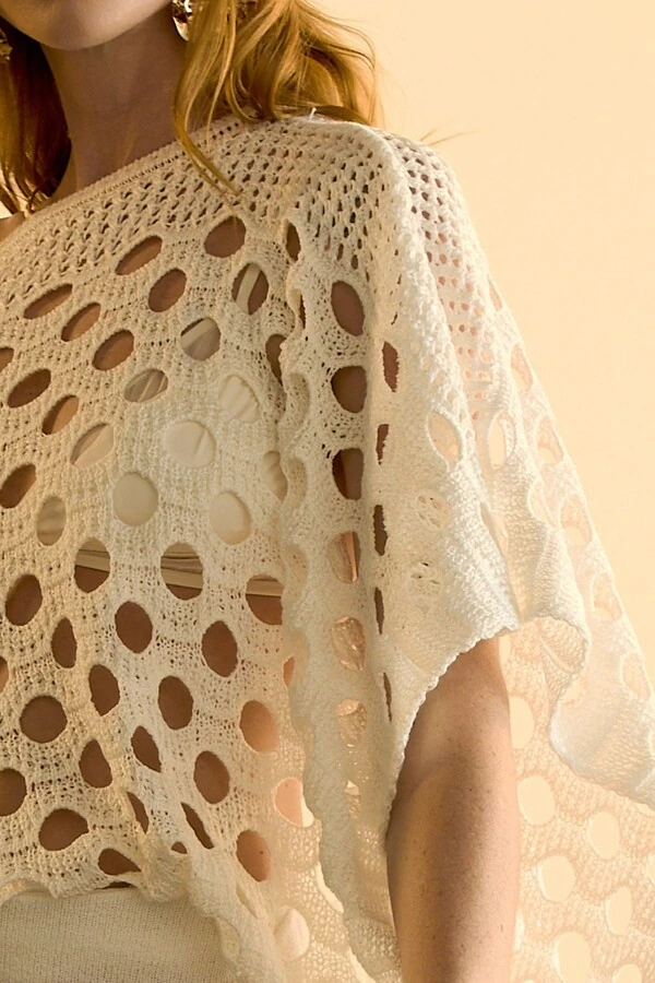 Blusa Tricot Vazada