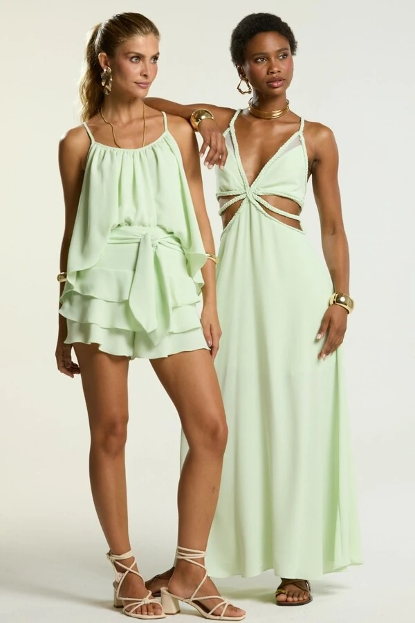 Blusa Fluida Babado