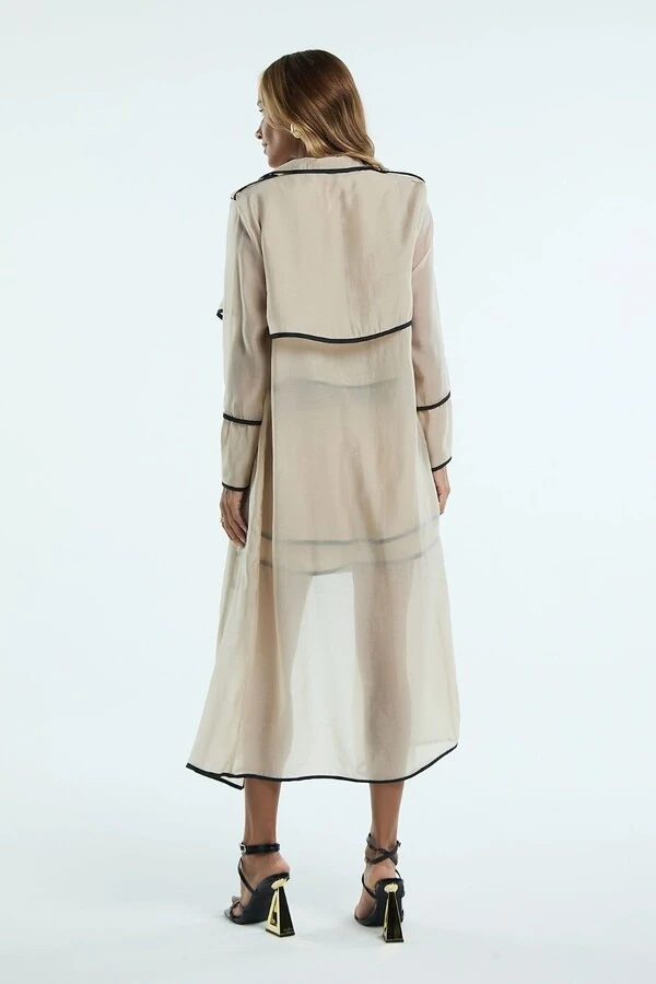 Trench Coat Organza Vivado
