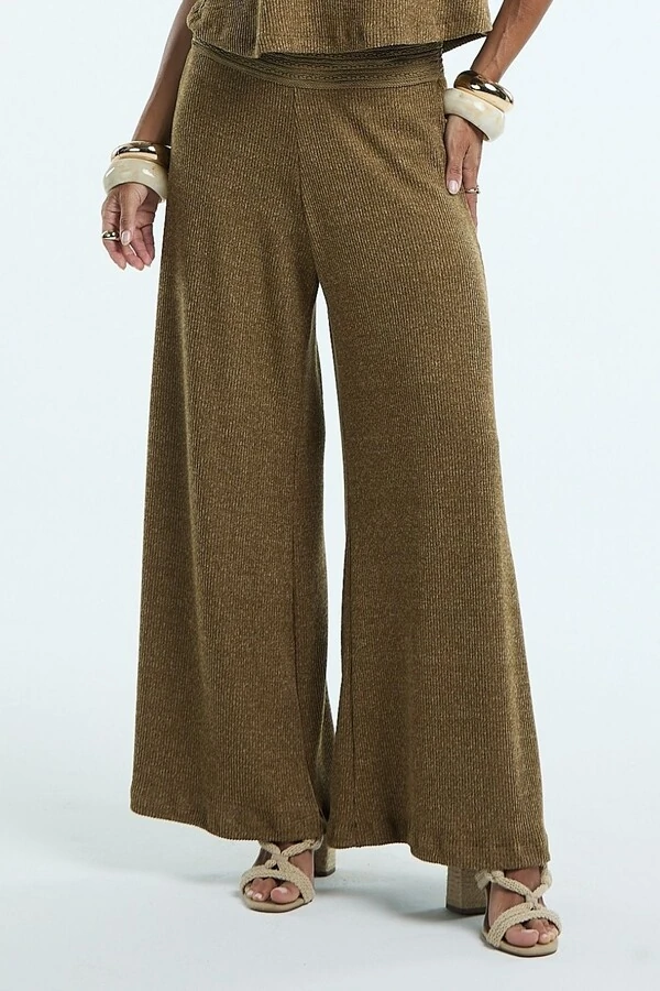 Calça Malha Cotele Elástico