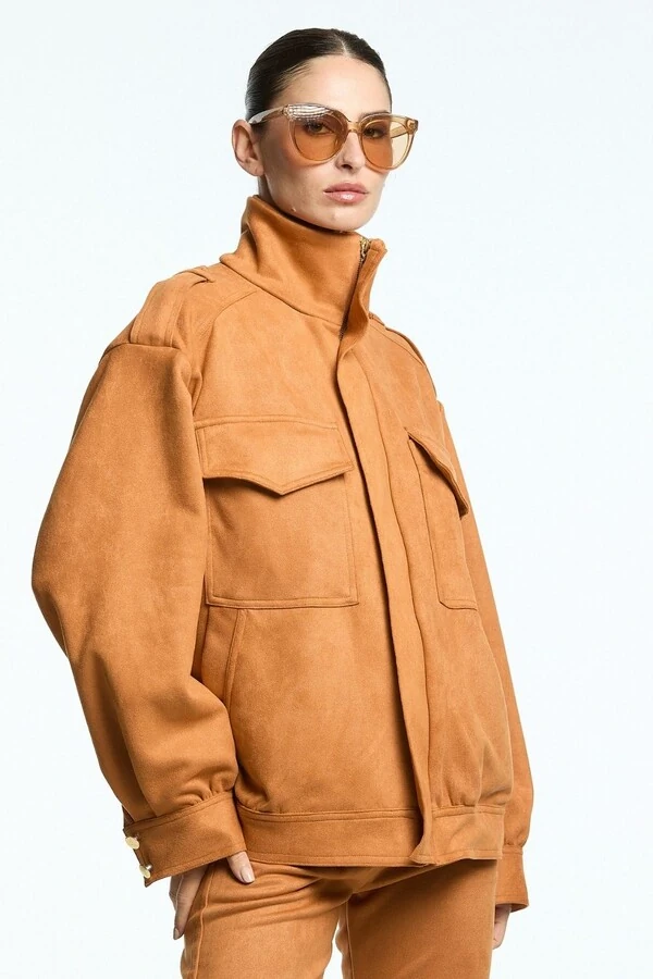 Jaqueta Oversize Camurça