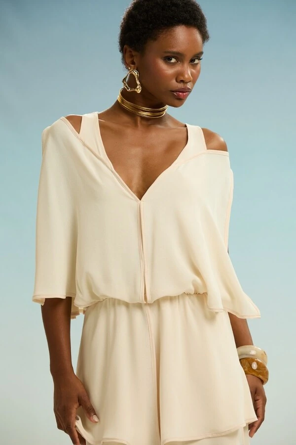 Vestido Vies Camadas