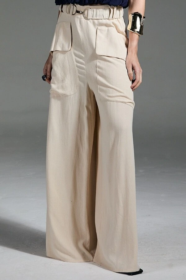 Calça Linho Pantalona