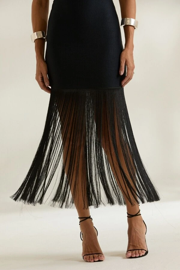 Vestido Franja