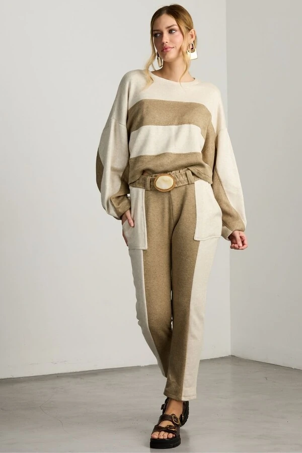 Blusa Bicolor Cashmere