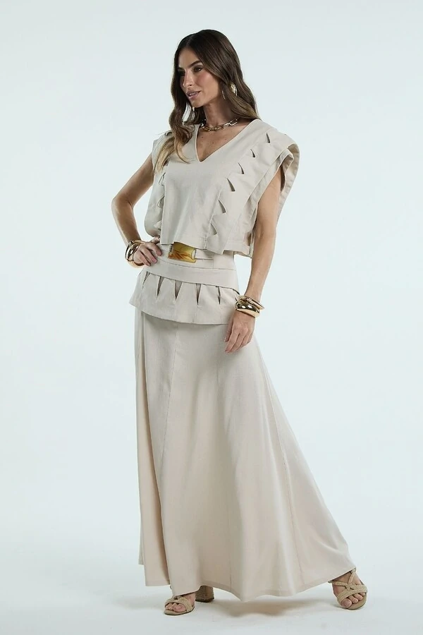 Blusa Triangulo Vazado