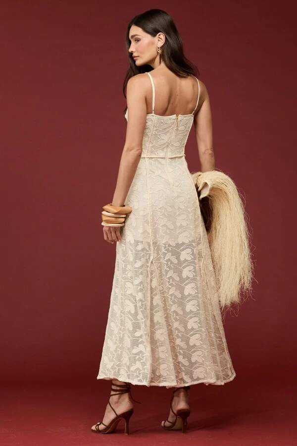 Vestido Renda Corset