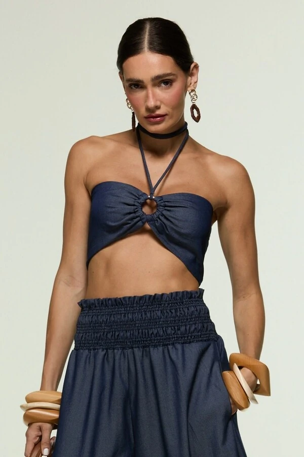 Top Denim Rayon