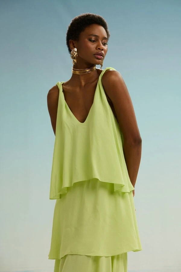 Vestido Camadas Marrocaine