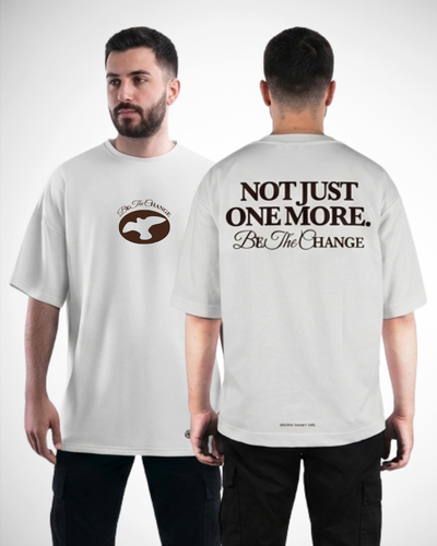 Foto Camiseta Oversized Be The Change
