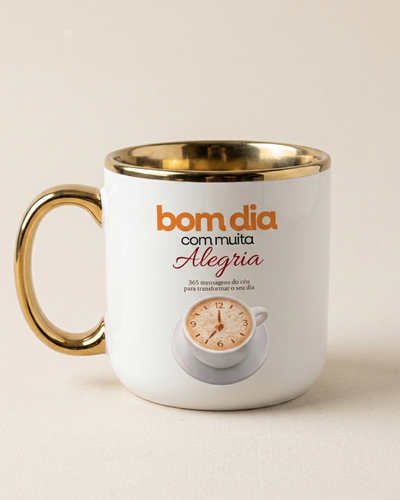 Foto Caneca bom dia com muita alegria