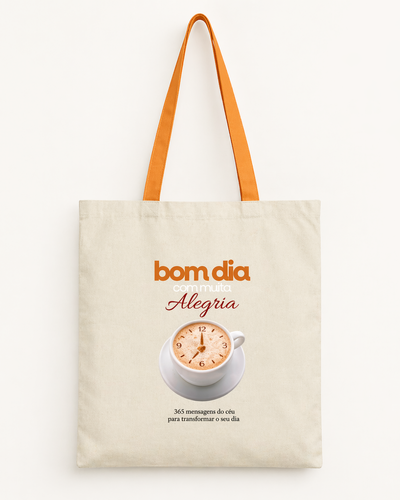 Foto Eco bag Bom dia com muita alegria