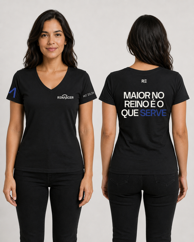 Foto Baby Look Renascer Maior no Reino é o que serve